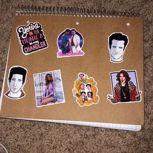 Friends laptop stickers